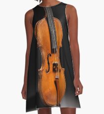 Historical Italian Cello Photograph (1560) A-Line Dress