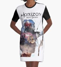 Horizon Graphic T-Shirt Dress