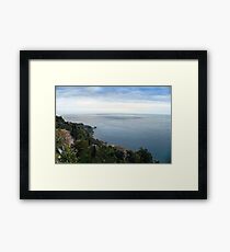 Panoramic view from Taormina, Sicily Framed Print