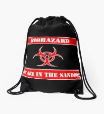 CLOSE THE BLAST DOORS Drawstring Bag