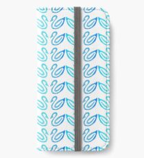 Swan Pattern iPhone Wallet/Case/Skin