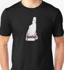 New Hampshire Women Men Baseball Fan Shirt Unisex T-Shirt
