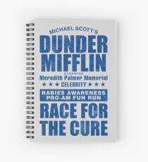 Dunder Mifflin Rabies Awareness Race for the Cure Spiral Notebook
