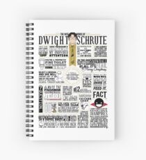 Die weisen Worte von Dwight Schrute (Light Tee) Spiralblock