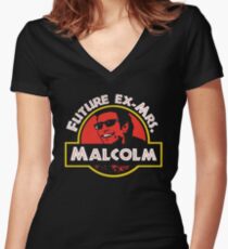 Future ex-Mrs. Malcolm Women's Fitted V-Neck T-Shirt