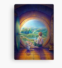 Tolkien Tea Time Canvas Print