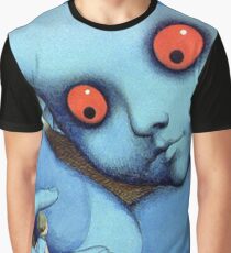 Fantastic Planet Psychedelic Cartoon Graphic T-Shirt