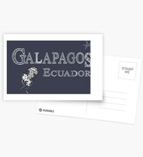 Galapagos Ecuador Postcards