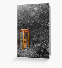 Phone booth Greeting Card