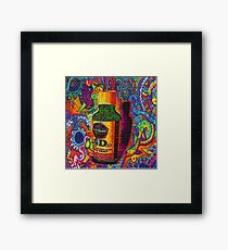 Lsd Blotter Art Print. Sandoz Framed Print