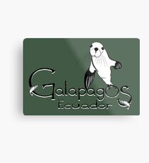 Galapagos Ecuador Sea Lion Metal Print
