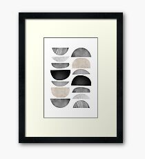 Retro Minimalismus Gerahmtes Wandbild