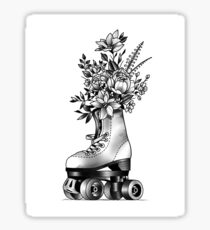 Vintage roller skate Sticker