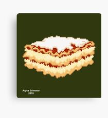 Lasagna Canvas Print