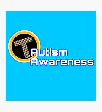 Teen Titans Autism Awareness Logo Photographic Print