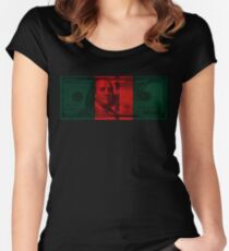 Luxury money Women's Fitted Scoop T-Shirt