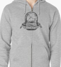 Welcome to Puerto Pollo Zipped Hoodie