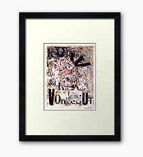 Kurt Vonnegut Portrait Framed Print