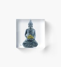 Buddha-bud Acrylic Block