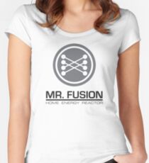 Mr Fusion Home Energy Reactor Women's Fitted Scoop T-Shirt