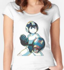 Mega Man Mega Buster - Type A Women's Fitted Scoop T-Shirt