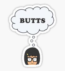 Tina Belcher Butts Sticker