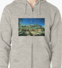 Sudadera con capucha y cremallera Palacio de Cristal de Madrid