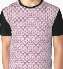 SCALES2 WHITE MARBLE & RED DENIM (R) Graphic T-Shirt