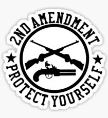 2nd Amendment Protect Yourself Sticker