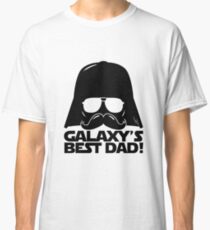 Funny Galaxy's Best Dad Father Statement Gift Birthday, Father's Day, Anniversary for Men Classic T-Shirt