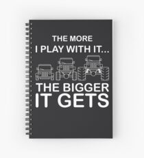 Cuaderno de espiral Cuanto más juego con él, más grande se vuelve.