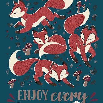 Artwork thumbnail, Forest Friends - Playful Foxes by P-Peacock