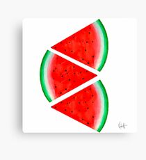 Watermelon Slice Canvas Print