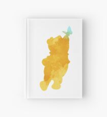 Bear and butterfly Inspired Silhouette Hardcover Journal
