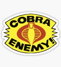 G.I. JOE - COBRA ENEMY! - BLISTER Sticker