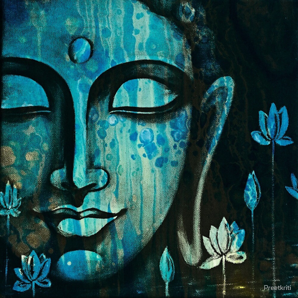 "Buddha Peace 2" by Preetkriti | Redbubble