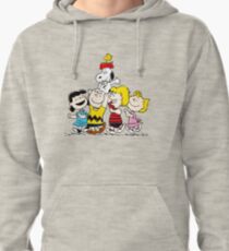 Linus, snoopy, Charlie Brown Pullover Hoodie