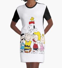 Linus, snoopy, Charlie Brown Graphic T-Shirt Dress
