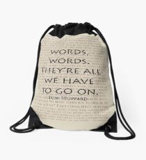 Words, words Drawstring Bag