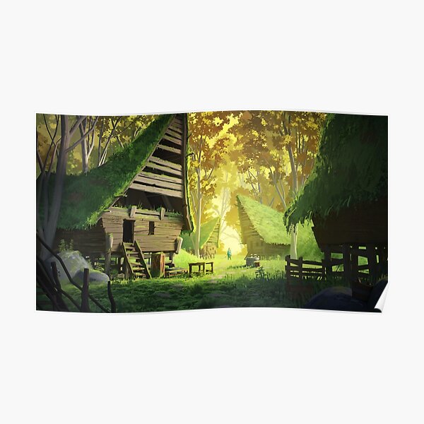 Abandonned village Poster