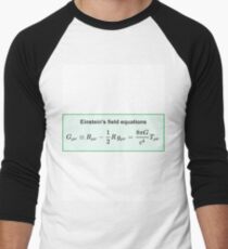 Physics, General Relativity, Einstein's (Field) Equations, #Physics, #General #Relativity, #Einstein's (#Field) #Equations Men's Baseball ¾ T-Shirt