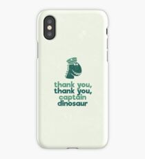 Captain Dinosaur iPhone Case
