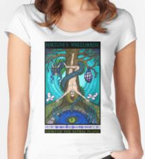 Fortune's Wheelhouse Tabula Mundi Tarot Hanged Man tee Women's Fitted Scoop T-Shirt