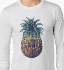 Ornate Pineapple (Color Version) Long Sleeve T-Shirt