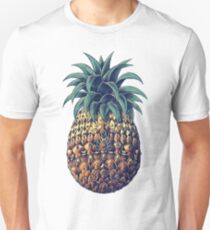 Ornate Pineapple (Color Version) Unisex T-Shirt