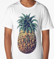 Ornate Pineapple (Color Version) Long T-Shirt