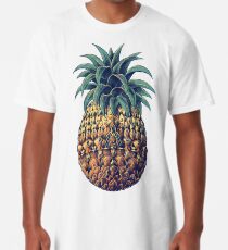 Ornate Pineapple (Color Version) Long T-Shirt