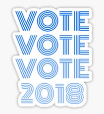 Vote Democrat 2018 Elections Sticker