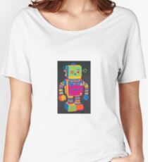 Neon Robot 1 Women's Relaxed Fit T-Shirt