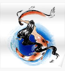 Fish Painting Poster